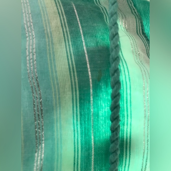 NWT All About You Beautiful Turquoise Drawstring Casual Maxi Spring Dress Size S - Picture 6 of 6